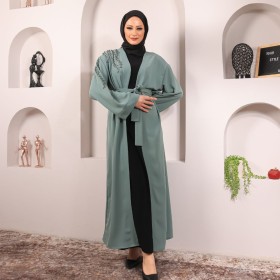 075 nakışlı abaya