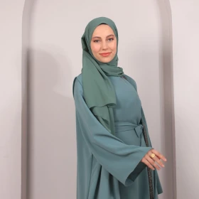 081 taşlı abaya
