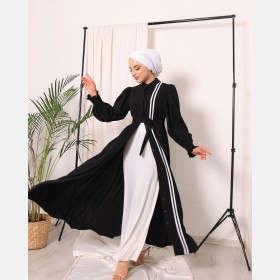 102 çizgili abaya