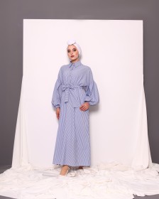 093 çizgili elbise