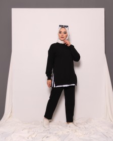 095 fermuar detaylı spor takım