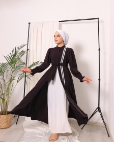 102 çizgili abaya