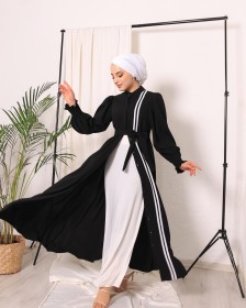 102 çizgili abaya